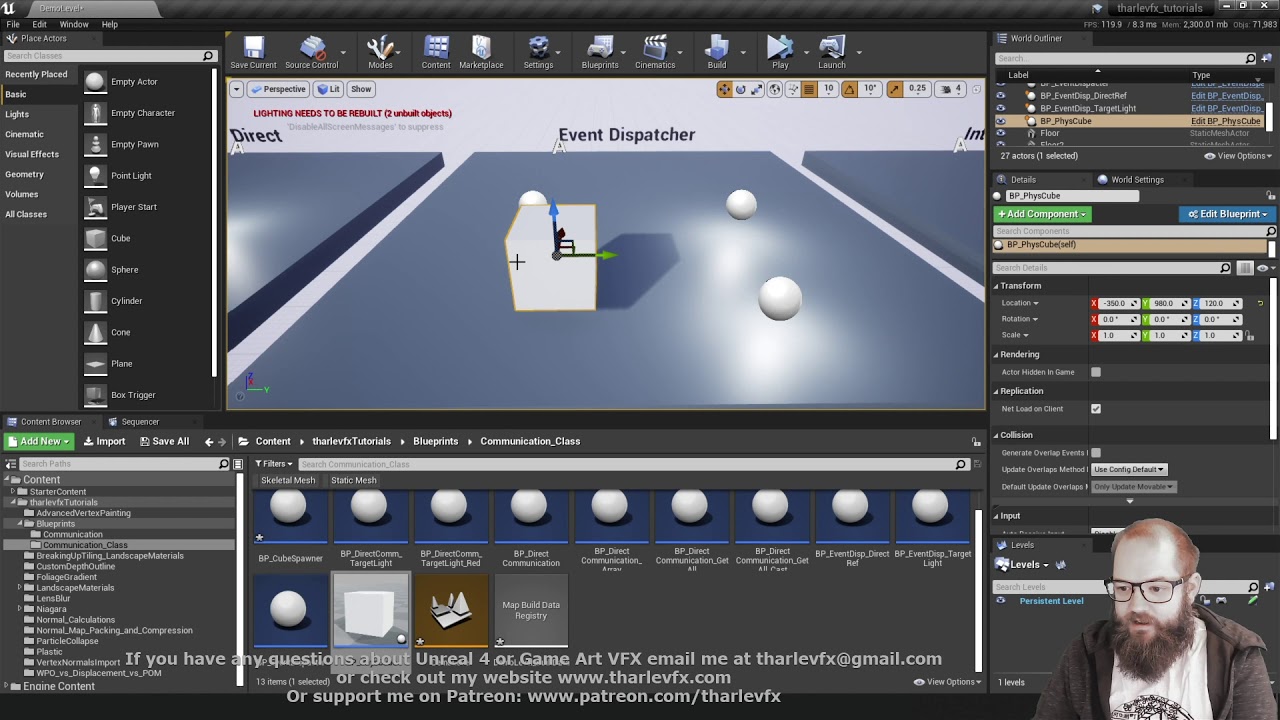 Blueprints 109 Communication Via Event Dispatchers And Interfaces Youtube