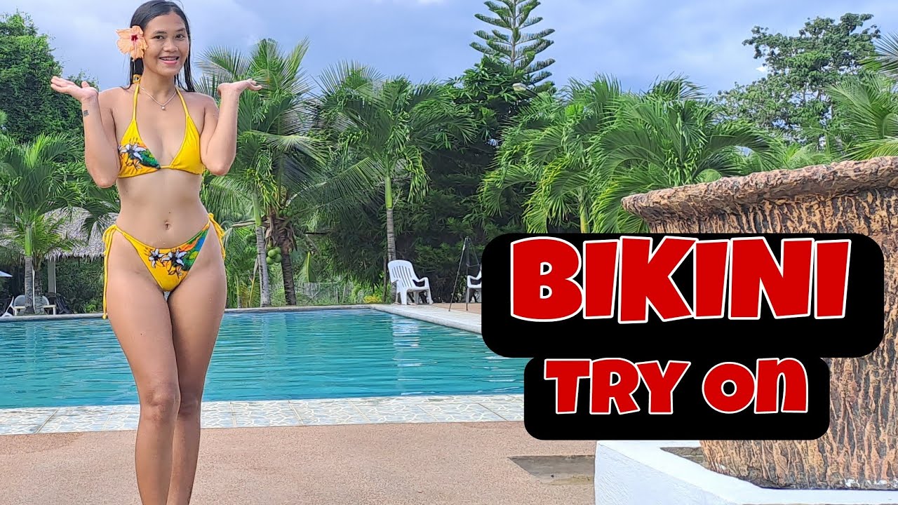 HOT FILIPINA DOING THE BIKINI TRY ON||BIKINI HAUL|| WHICH IS YOUR FAVOURITE?