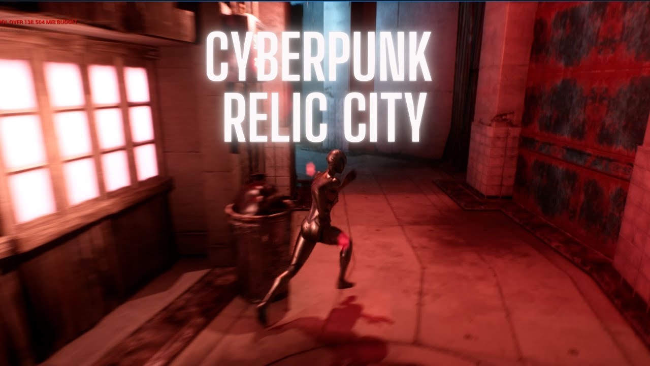 Relic City - Cyberpunk Environment in Unreal Engine 5 (BGM: Future Life)