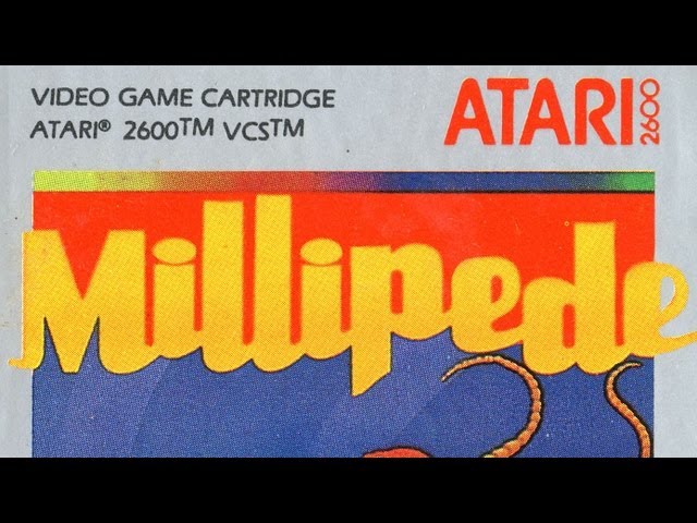 Jeu Vidéo Millipede Pour Console Atari 2600 - Bon état - Vintage Rétro Gaming