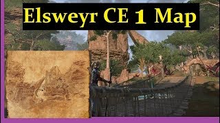ESO ELSWEYR - CE 1 Treasure Map Chest Location! (Elder Scrolls Online)