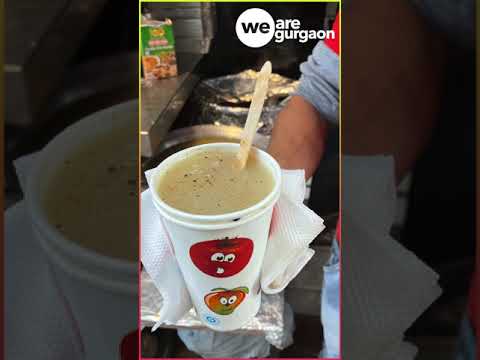 Best Mutton & Chicken Soup in Gurgaon | Lazeez Foods, Galleria Market, Gurugram - video from WeAreGurgaon