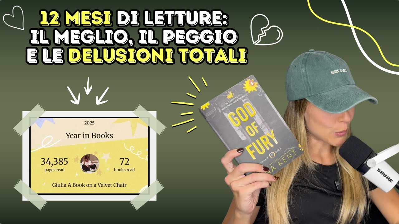 12 mesi di letture: il meglio, il peggio e le delusioni totali.