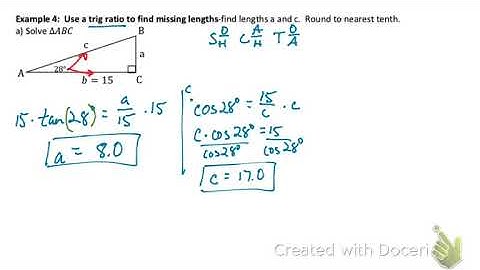 ADV C33 Notes Pt 2: Right Triangle Trig