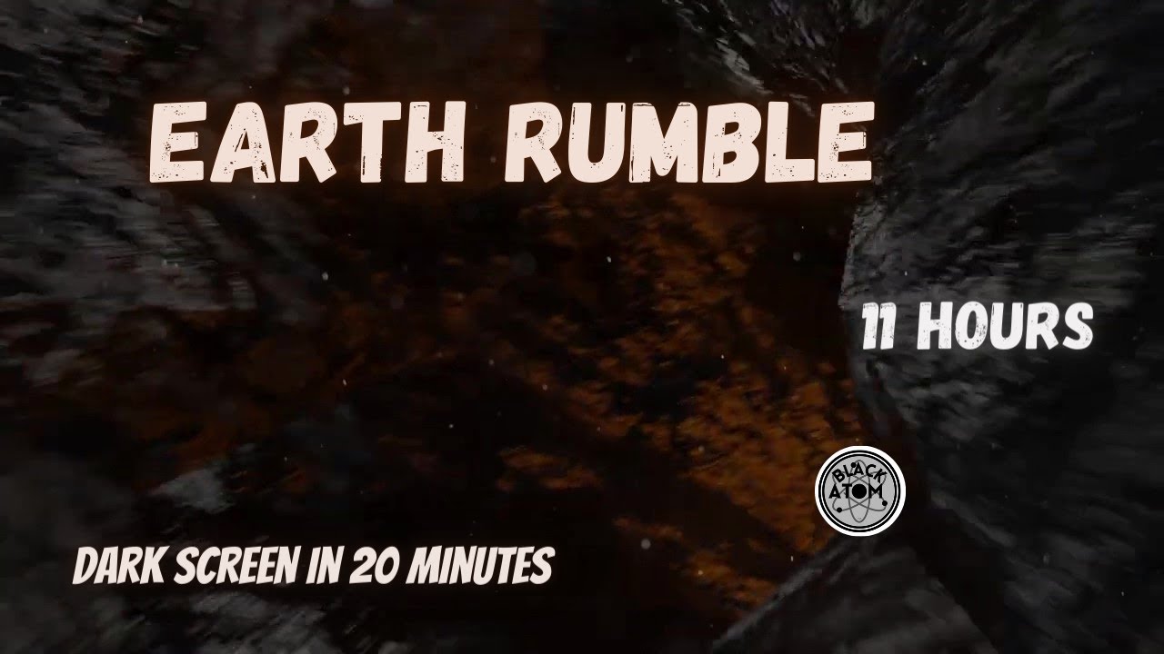 🌎 Rumble ⨀ Cave Rumble ⨀ Sounds for Sleeping ⨀ Sounds for Deep Sleep ⨀ White Noise ⨀ Fade to Black