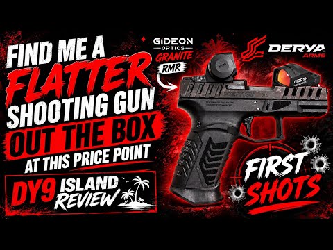 DERYA DY9 ISLAND 🏝️ IS THE FLATTEST PISTOL OUT THE BOX  FOR THE PRICE NOT EVEN CLOSE!!!