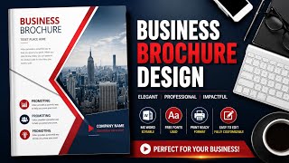 Create Professional Business Brochure in MS Word 2026. Free editable