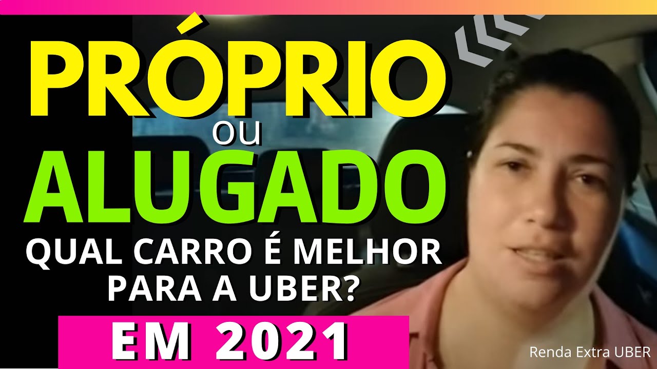 CARRO ALUGADO OU FINANCIADO PARA UBER 2021 - Qual é melhor?