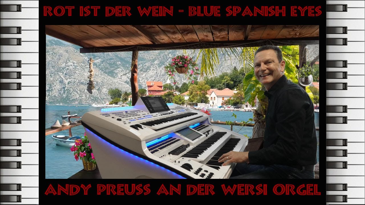 Rot ist der Wein 🍷 Blue Spanish Eyes - Instrumental Cover von Andy Preuss an der Wersi Orgel