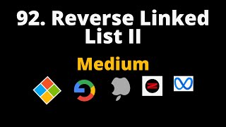 Just algo not code | 92. Reverse Linked List II | Leetcode Medium