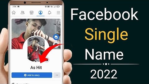 how to make one single name on facebook 2022 |facebook pe stylish single name kaise likhe 2022