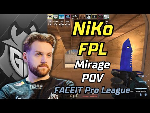 NiKo plays FPL first time in CS2 