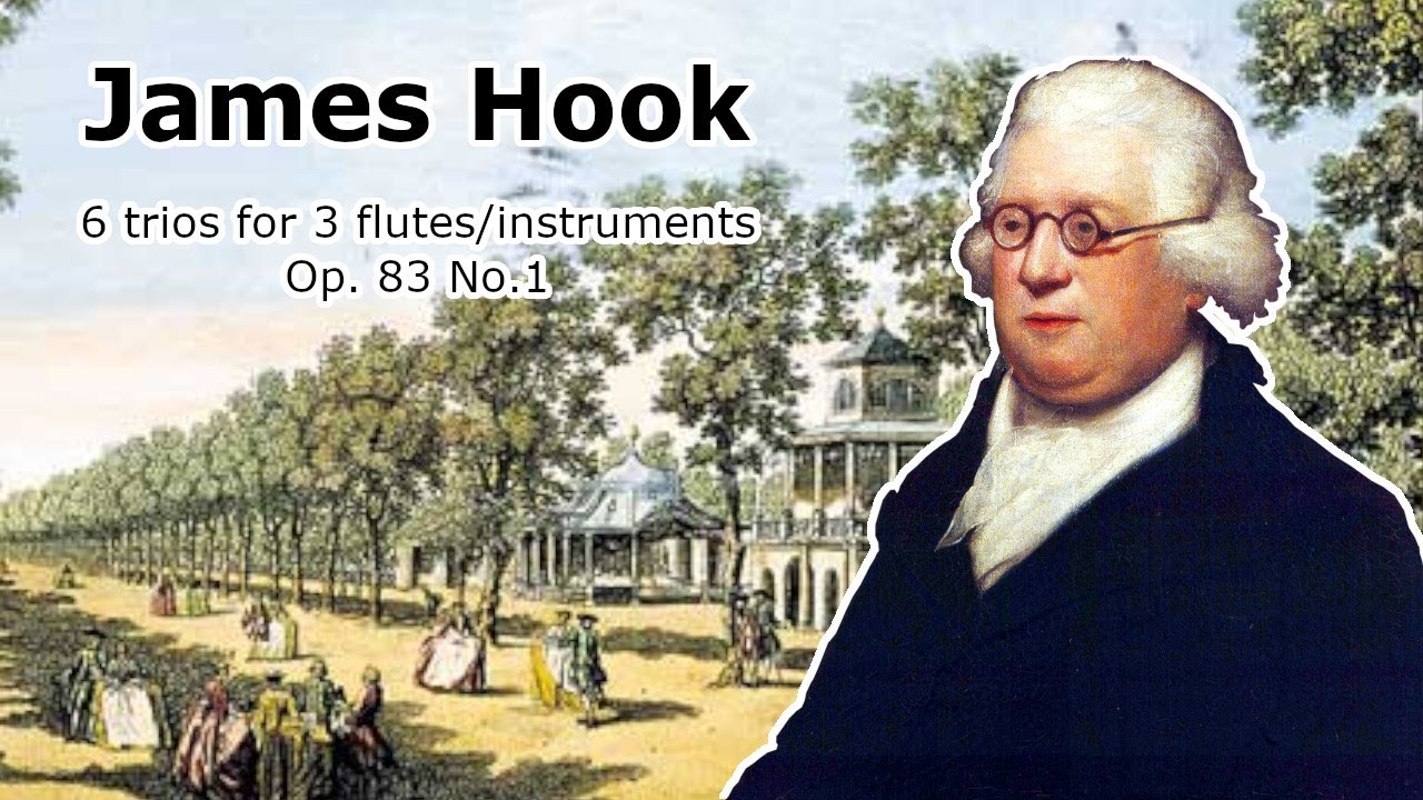 James Hook - trio Op. 83 No. 1 - 3 violins - YouTube