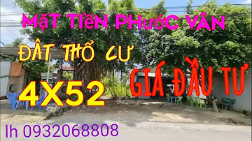 đất SHR  mặt tiền đường liên ấp xã | phước vân |  cần đước