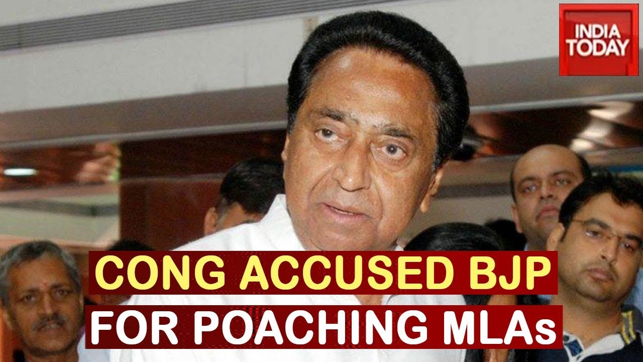 M.P Poaching Drama: Cong Accuses BJP Of Poaching Its 8 MLAs