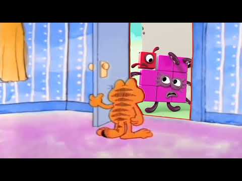 Garfield Answers The Door To Numberblocks