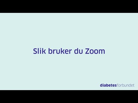 Slik bruker du Zoom