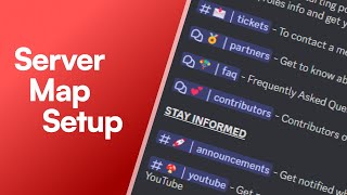 Discord Server Map Tutorial 2023 | Sapphire Bot