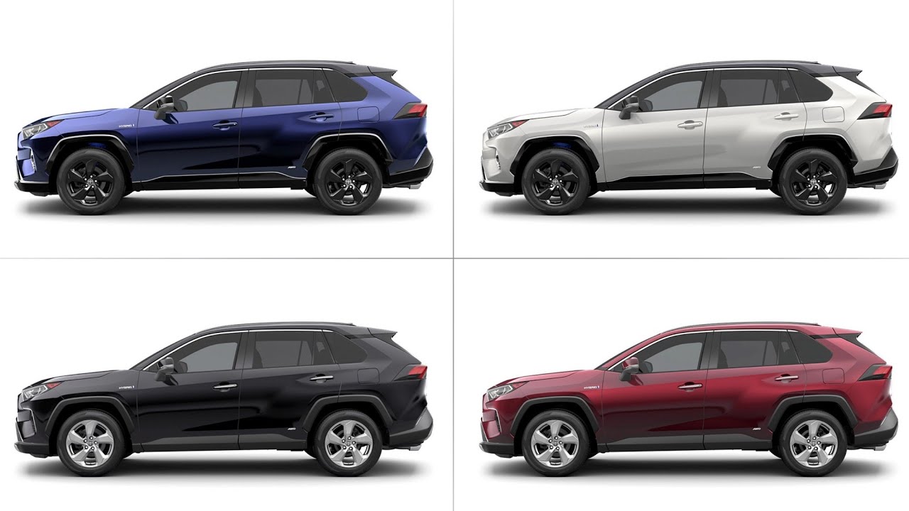 2021 Toyota Rav4 Colors Detailed Comparison Youtube