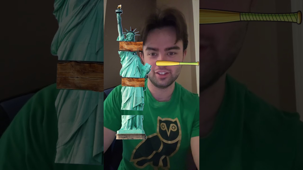 Fixing the statue!