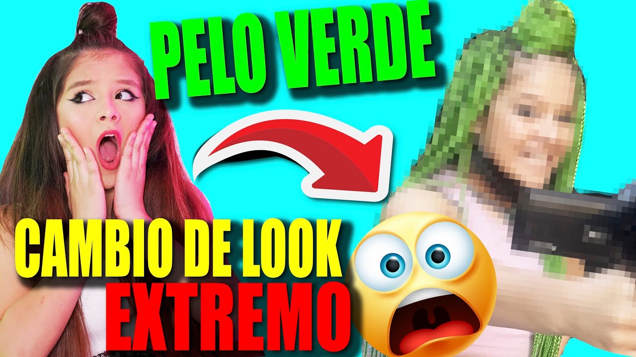 😱 ME TIÑO EL PELO de VERDE 💇‍♀️ EL NUEVO CAMBIO DE LOOK DE KARINA 🎥 ...