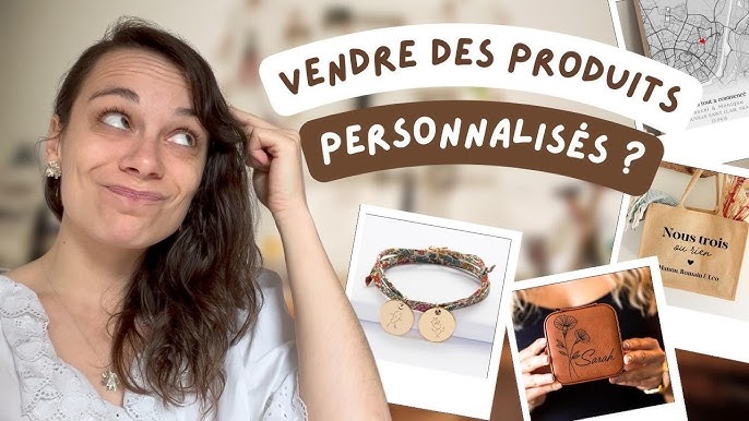 Comment vendre des produits & objets personnalisés en ligne?