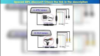 9 66-Inch Suitable — Unboxing (2025): 9.66-Inch Suitable For Most Cars RCA 4PIN Connector