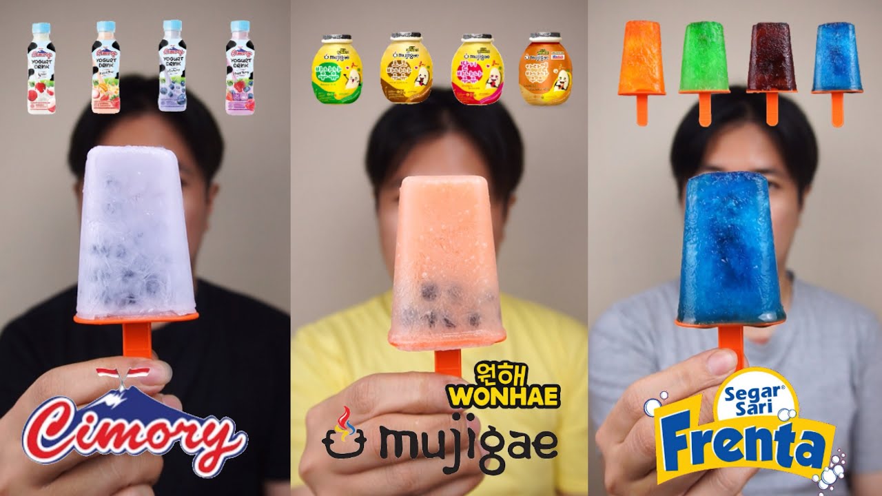 KOMPILASI MUKBANG ES LOLLIPOP DARI BERBAGAI MACAM MINUMAN