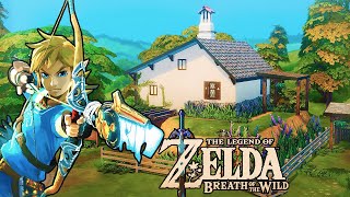 🧚‍♀️🐴I built LINK'S House from Breath of the Wild! 🐔⚔ | Sims 4 Speedbuild 🛠