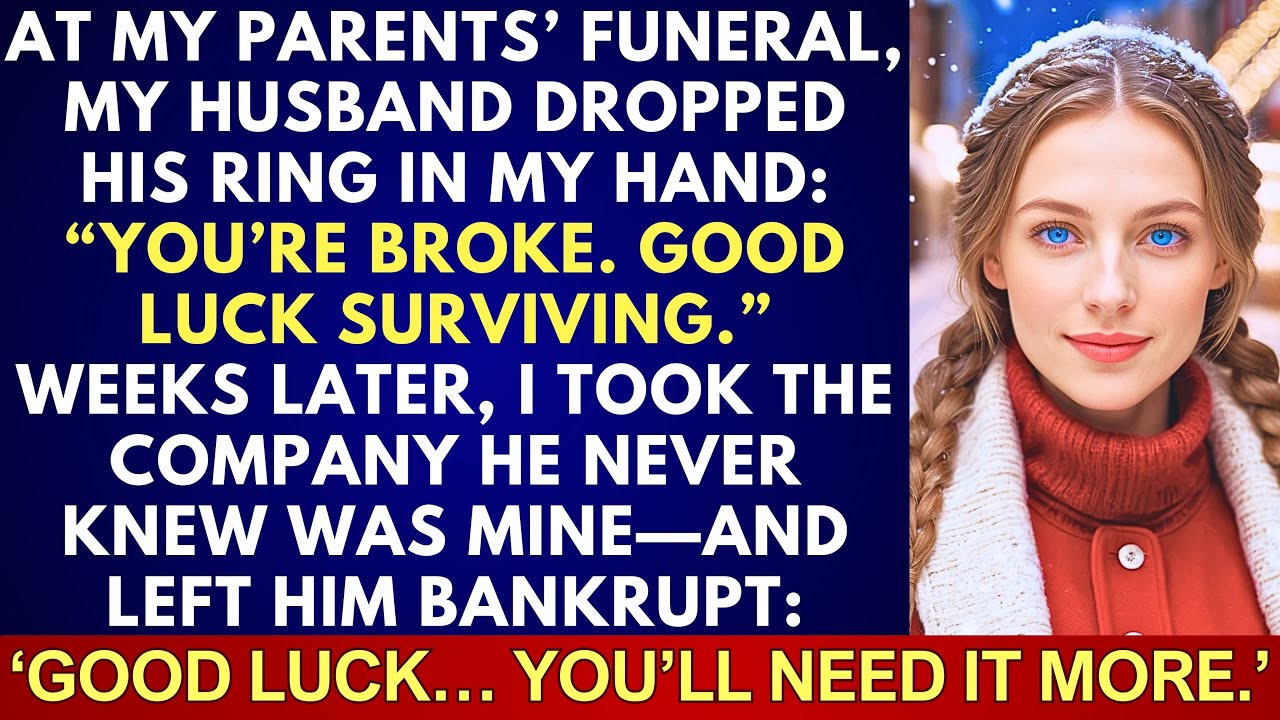 My Husband Asked For A Divorce At My Parents’ Funeral—Weeks Later I Left Him Bankrupt