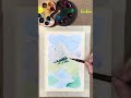 Pintura en acuarela de montañas y ríos/水彩绘画高山流水/Mountains and rivers in watercolor
