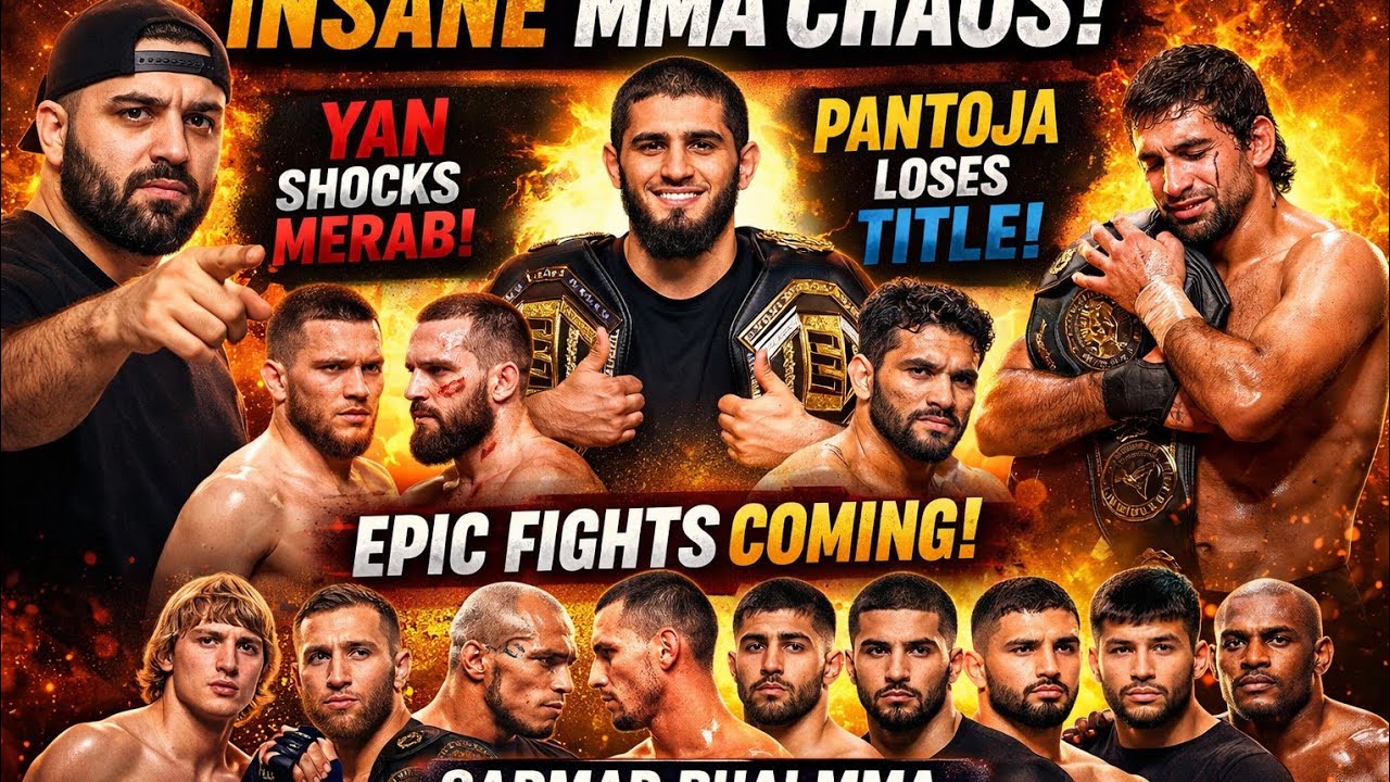 MMA Chaos: Title Upsets, Islam Makhachev Double Champ & Massive Fights Ahead | Sarmad Bhai MMA