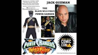 Jack Guzman Black Bison Power Ranger from Wild Force is coming to Imperial Valley Comic Con 2020