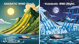 Anabatic and Katabatic Winds  visualisation 