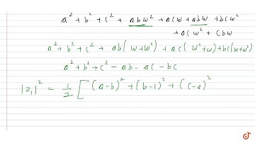 If a, b, c are distinct integers and a cube root of unity then minimum value of  `x=|a+bomega+c...