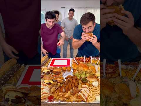 Bottle Flip To Eat The Food!🤤😂