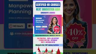 Manpower Planning Course in HR | Practical HR Course | Next Innovation Asia | 40% Offer | Join Today