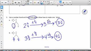 Module 5 Lesson 30 add a mixed number and a fraction