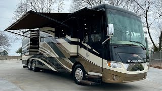 GARAGED 2013 DUTCH STAR 40FT TAG AXLE. CAN YOUR TAG AXLE BUS MANEUVER LIKE THIS? $219,950