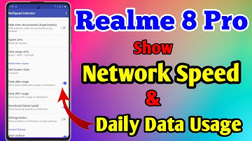 How To Show Daily Data Usage In Realme 8 Pro | Realme 8 Pro Show Daily Data Usage
