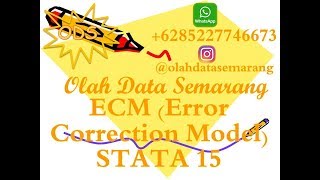 ECM (Error Correction Model) STATA 15