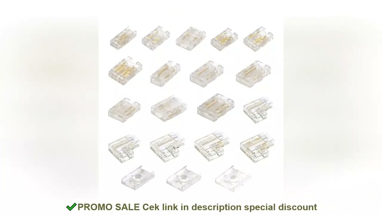 COB LED Wire Connector 5 8 10mm Connection Solderless Mini Buckle FCOB RGB CCT LED Strip Lights 2 3
