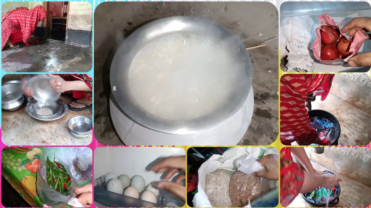 🎄আমি অল্প সময়ে একা হাতে সংসারের কাজ কিভাবে দ্রুত করে থাকি। 🎄village life with Roja Noor. 