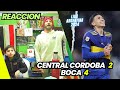 CENTRAL CORDOBA 2 BOCA 4 - Reacciones de Hinchas de River - LIGA ARGENTINA