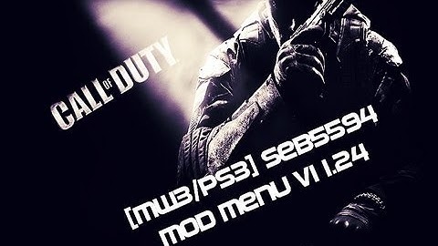 [MW3/PS3] Seb5594 Mod Menu V1 1.24
