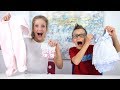 Shopping for Our Baby Sister Clothes Challenge!!!