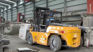 12 ton li-ion forklift high voltage using in Stone Industry