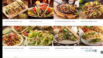 Mexican Restaurant Responsive Moto CMS 3 Template TMT | Free Template