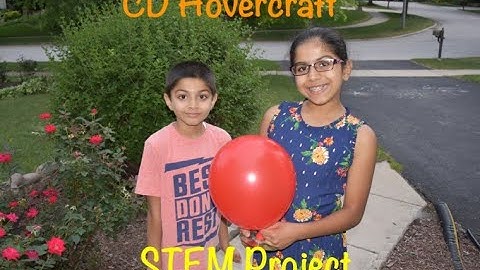 How to make a CD Balloon Hovercraft? | Balloon Propelled CD Hovercraft | Kids STEM Project | DIY