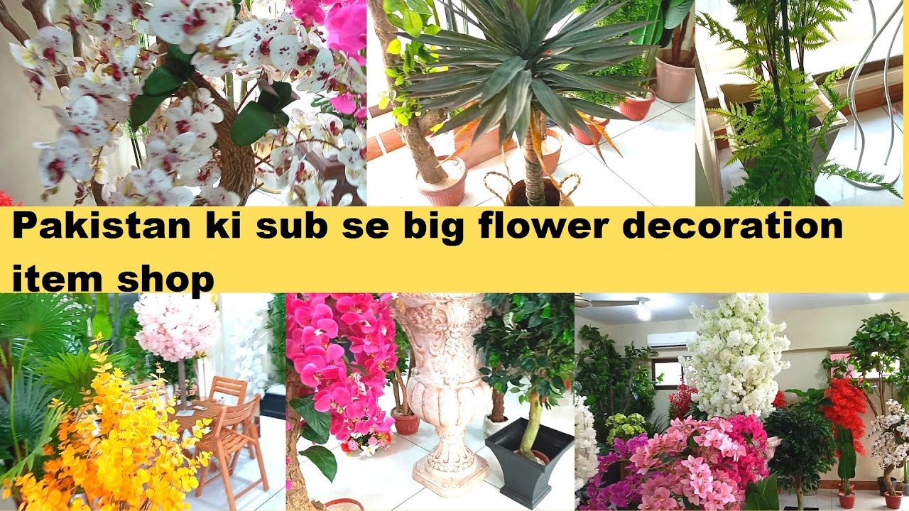 Artificial flower plant household item office and home decor wedding decoration Karachi
